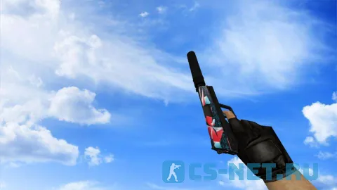 Модель «USP Буйство красок» для CS 1.6 (скрин 2)