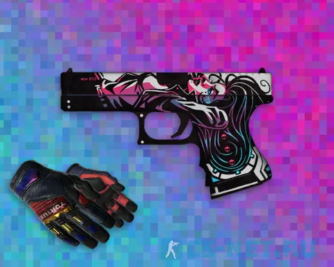 Модель «Glock «Неонуар» (Neo-Noir)» для CS 1.6