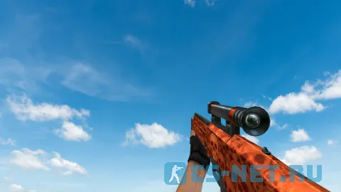 Модель «HK G11 Default Orange Skull» для CS 1.6