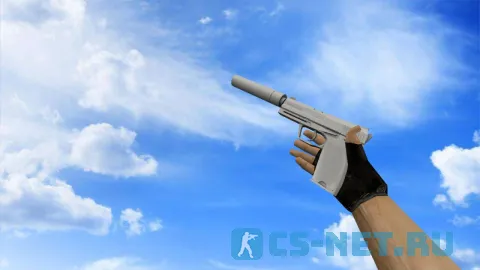 Модель «USP-S | Побелка (Whiteout)» для CS 1.6