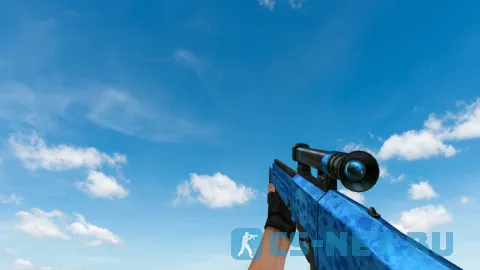Модель «HK G11 Default Blue Skull» для CS 1.6
