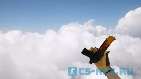 Модель «Deagle Пламя (yellow gloves)» для CS 1.6