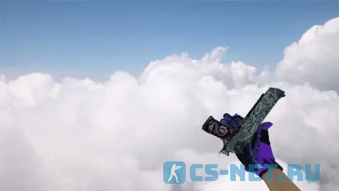 Модель «Deagle Дракон-предводитель (purple gloves)» для CS 1.6