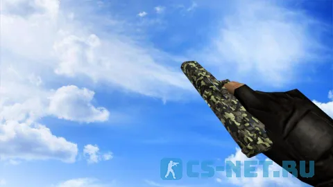 Модель «Glock Армейский камуфляж» для CS 1.6 (скрин 2)