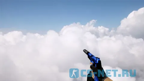 Модель «Default USP Blue Fire» для CS 1.6