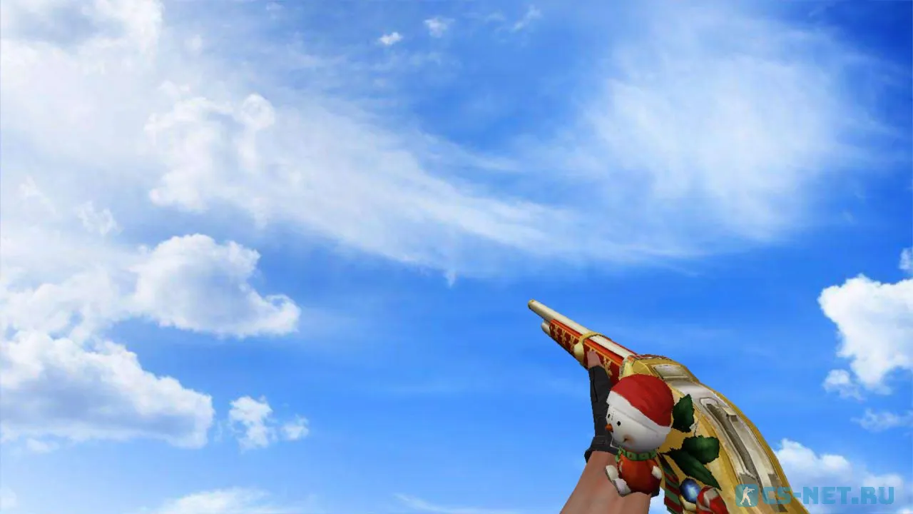Модель «Новогодний дробовик» для CS 1.6