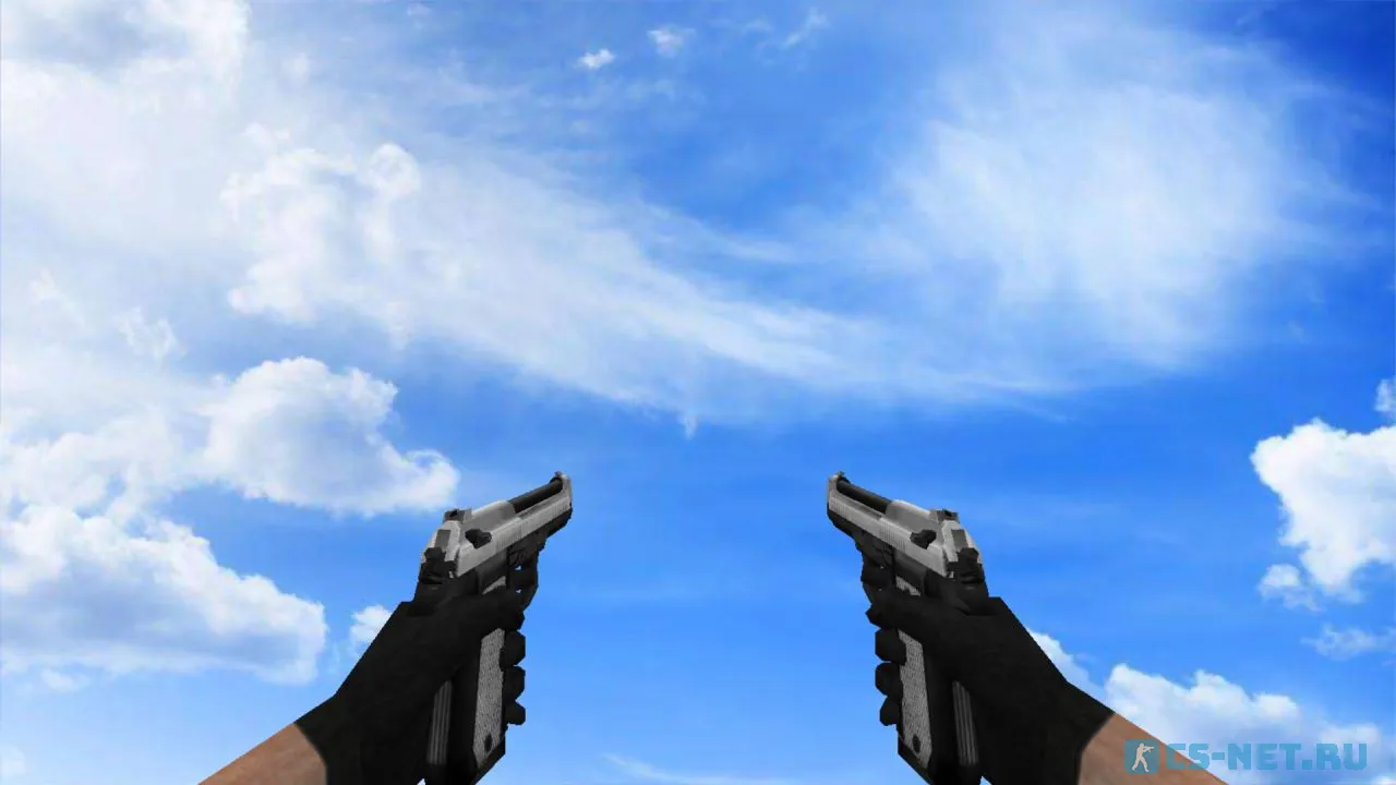 Модель «Dual Elites Серебро» для CS 1.6