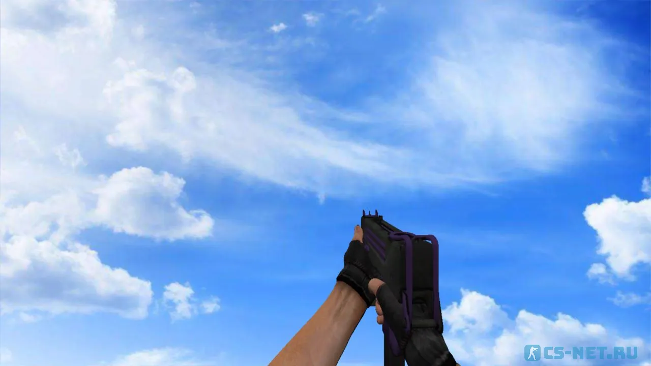 Модель «MAC-10 | Ультрафиолет» для CS 1.6