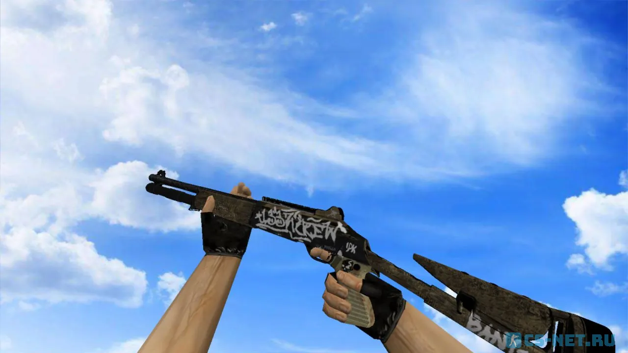 Модель «XM1014 Пустынный повстанец» для CS 1.6