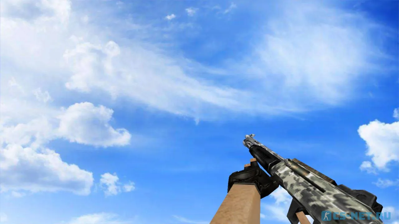 Модель «XM1014 Снежный камуфляж» для CS 1.6 (скрин 2)