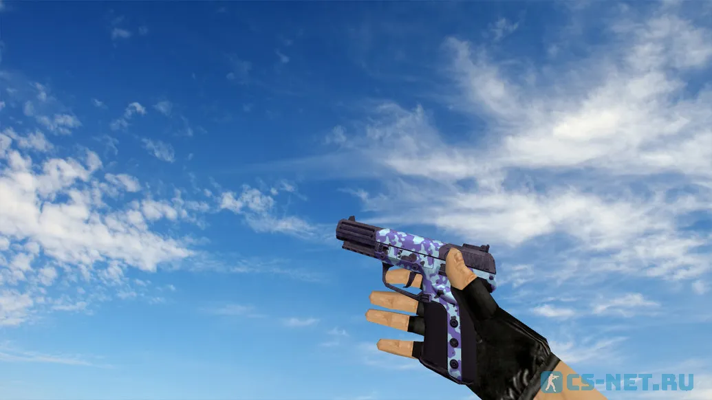 Модель «Five-Seven Desert Camo Blue» для CS 1.6