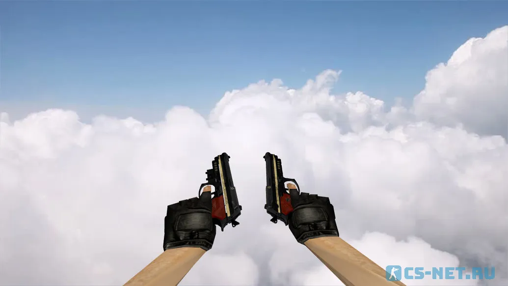 Модель «Dual Berettas Comrade Military Black» для CS 1.6 (скрин 2)