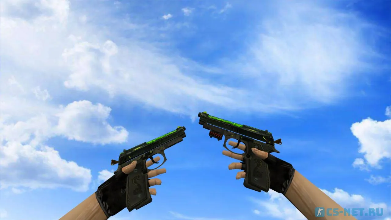 Модель «Dual Berettas | Удар кобры» для CS 1.6
