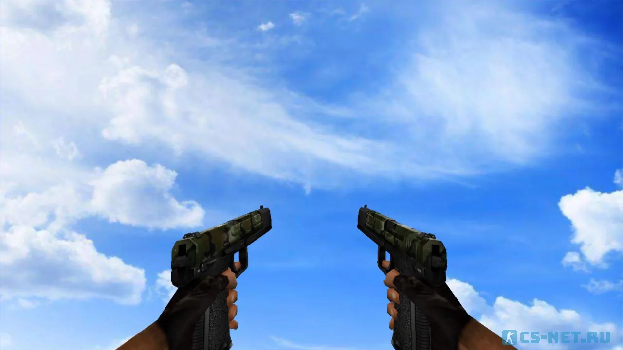 Модель «Два USP Камуфляж» для CS 1.6