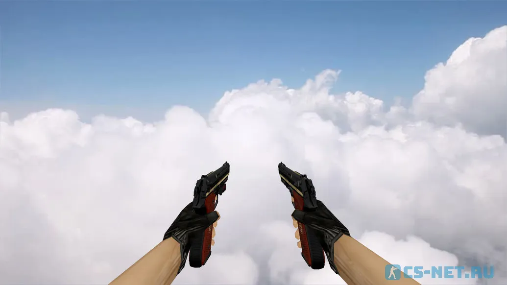 Модель «Dual Berettas Comrade Military Black» для CS 1.6 (скрин 3)