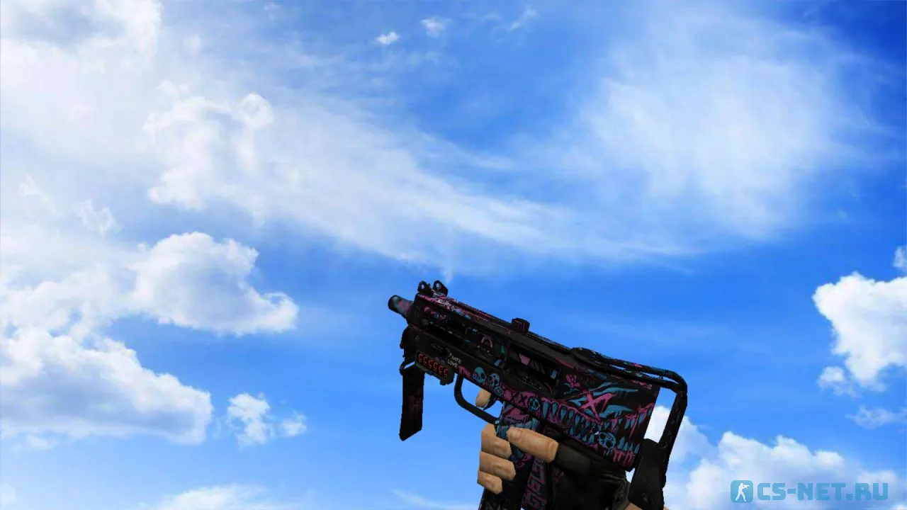 Модель «MAC-10 | Fever Dream (Psychopath)» для CS 1.6