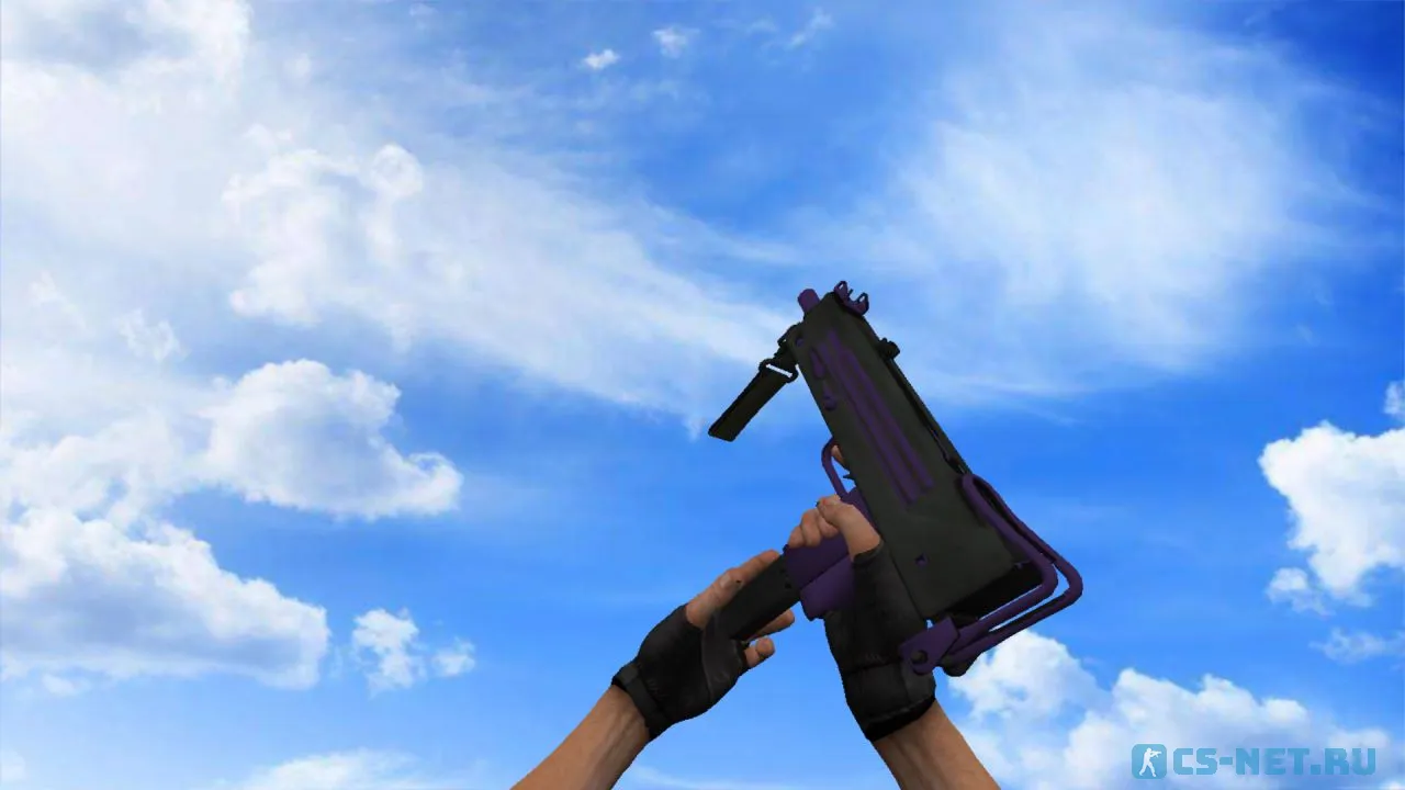 Модель «MAC-10 | Ультрафиолет» для CS 1.6 (скрин 2)