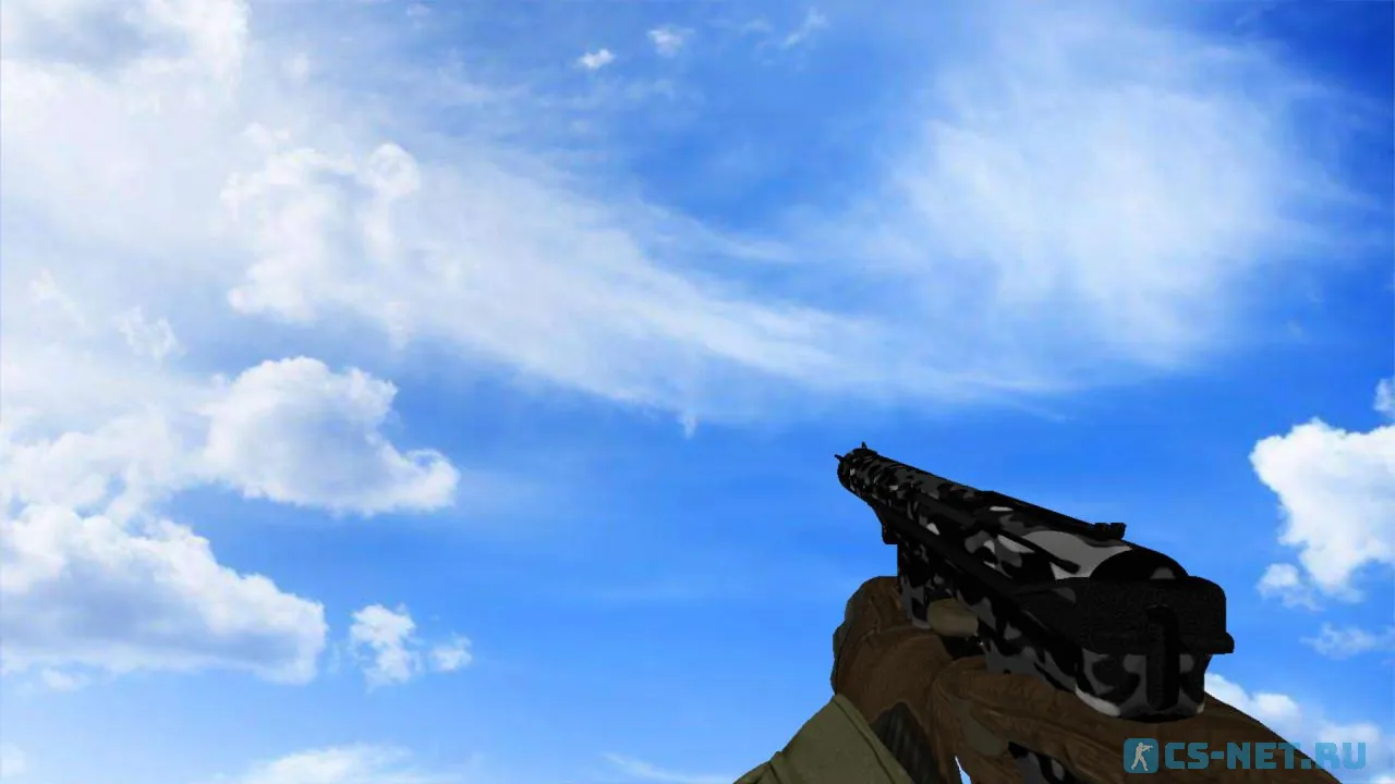 Модель «TEC-9 Городской камуфляж» для CS 1.6