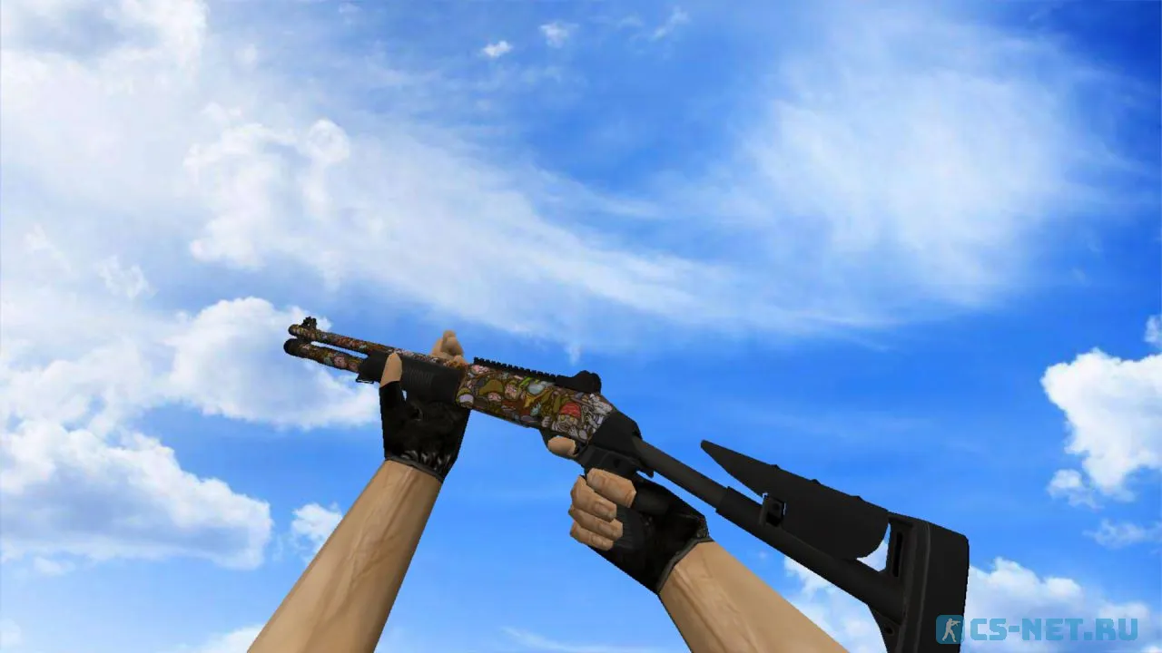 Модель «XM1014 | Зомби-страйк (Zombie Offensive)» для CS 1.6