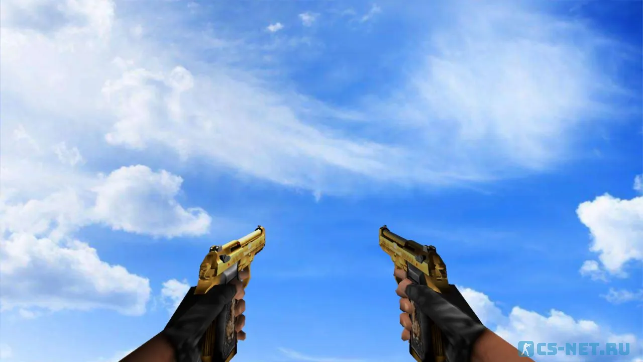 Модель «Dual Elites Золотой» для CS 1.6