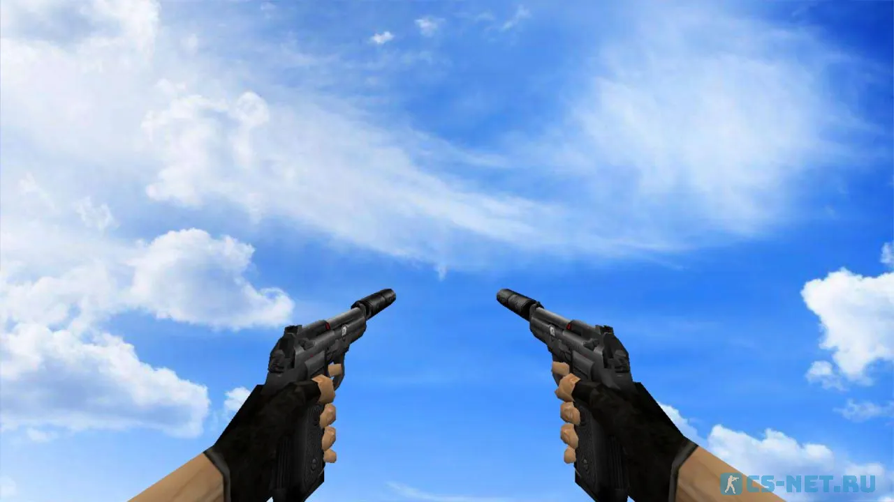 Модель «Dual Elites с глушителем» для CS 1.6