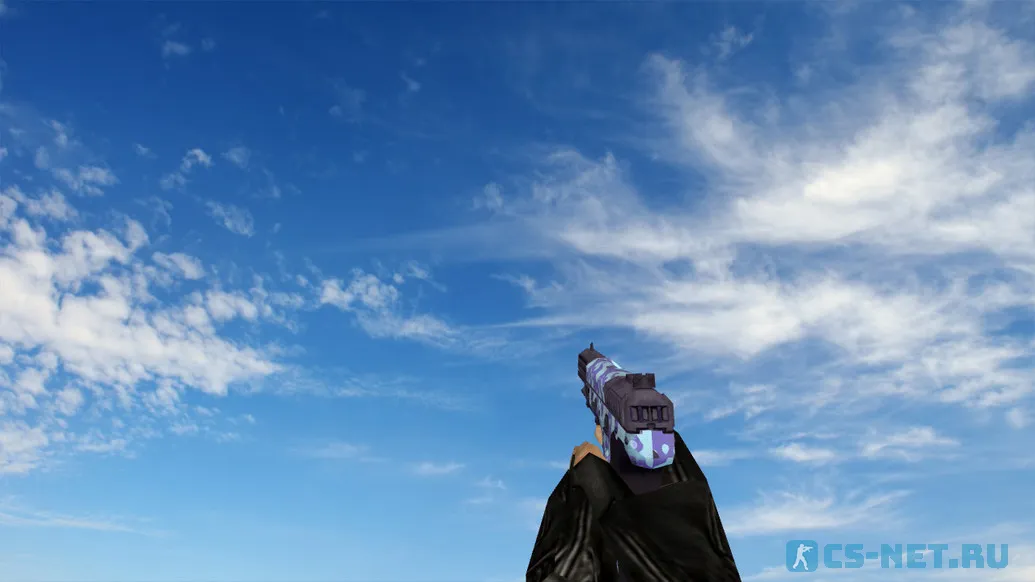 Модель «Five-Seven Desert Camo Blue» для CS 1.6 (скрин 3)