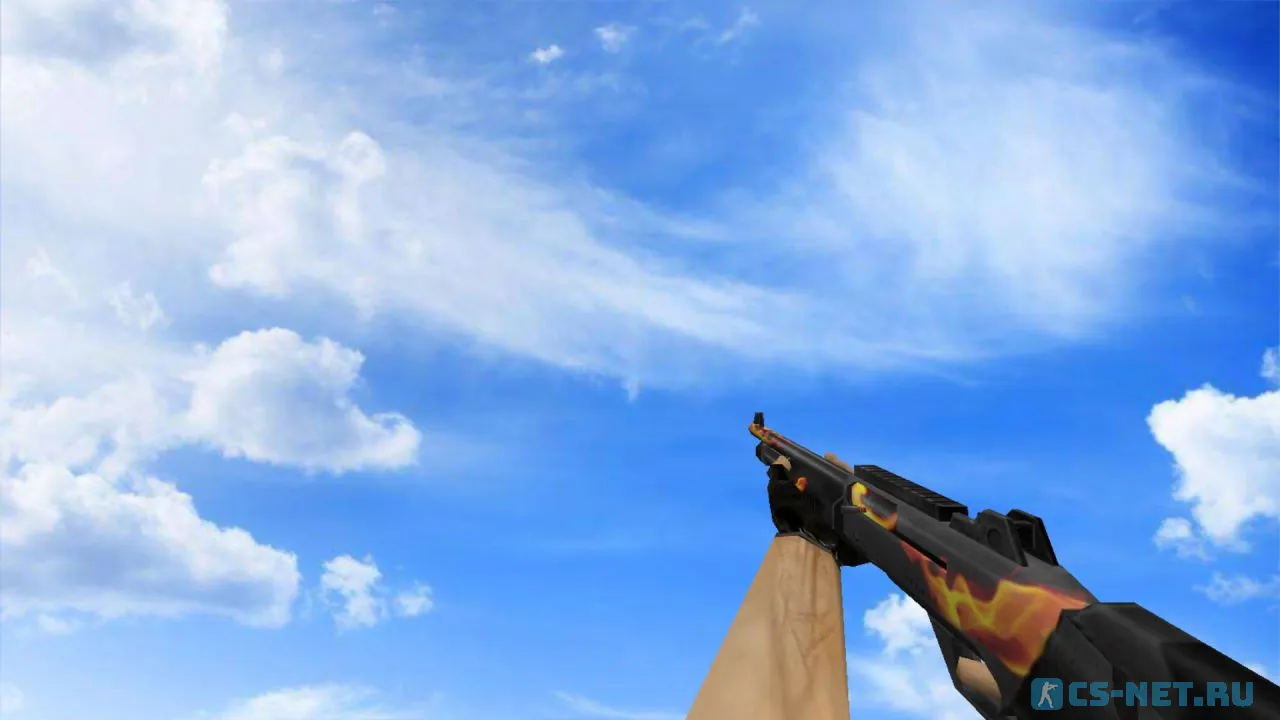 Модель «XM1014 Огненный» для CS 1.6