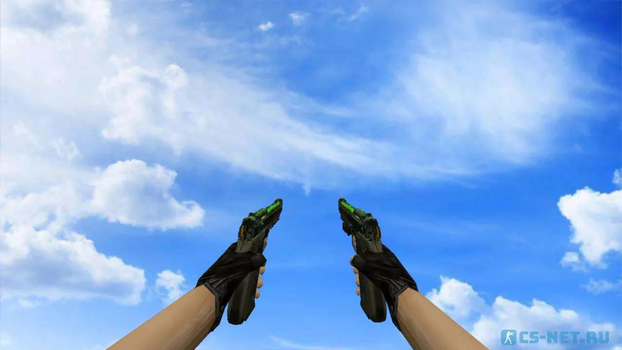 Модель «Dual Berettas | Удар кобры» для CS 1.6 (скрин 3)