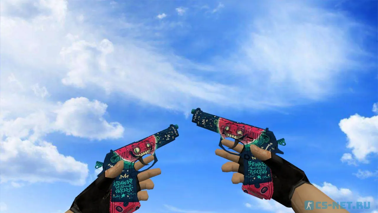 Модель «Dual Berettas | Плод воображения (Melondrama)» для CS 1.6