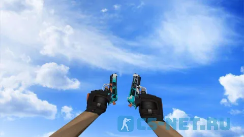 Модель «Dual Berettas | Счастливый запуск» для CS 1.6 (скрин 2)