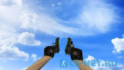 Модель «Dual Berettas | Удар кобры» для CS 1.6 (скрин 2)