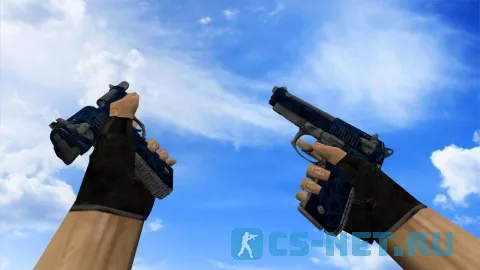 Модель «Dual-Elites | Синий кварц (no anims)» для CS 1.6 (скрин 2)
