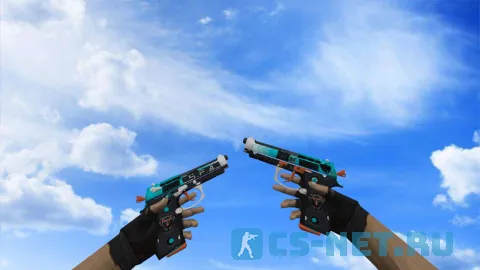 Модель «Dual Berettas | Счастливый запуск» для CS 1.6