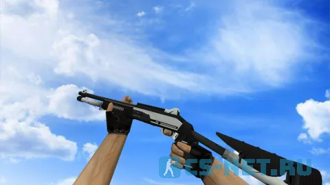 Модель «XM1014 | Черный галстук» для CS 1.6