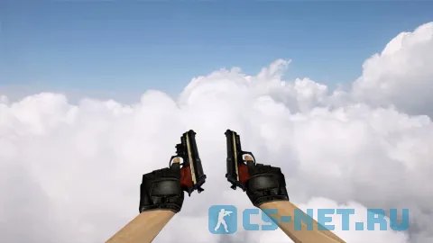 Модель «Dual Berettas Comrade Military Black» для CS 1.6 (скрин 2)