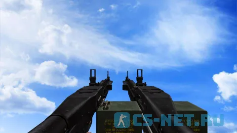 Модель «Два пулемета Рембо» для CS 1.6