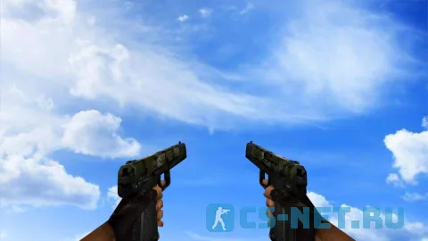 Модель «Два USP Камуфляж» для CS 1.6