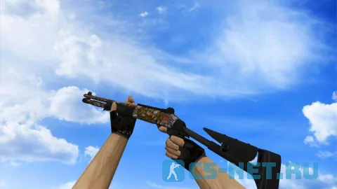 Модель «XM1014 | Зомби-страйк (Zombie Offensive)» для CS 1.6