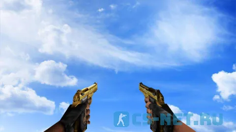 Модель «Dual Elites Золотой» для CS 1.6