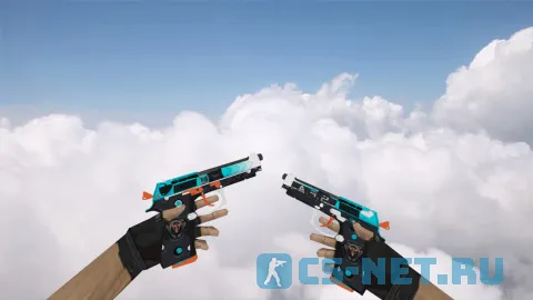 Модель «Dual Berettas Trigger Happy» для CS 1.6