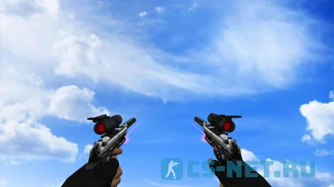 Модель «Два тактических пистолета» для CS 1.6