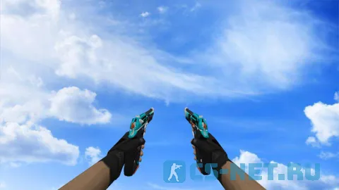 Модель «Dual Berettas | Счастливый запуск» для CS 1.6 (скрин 3)