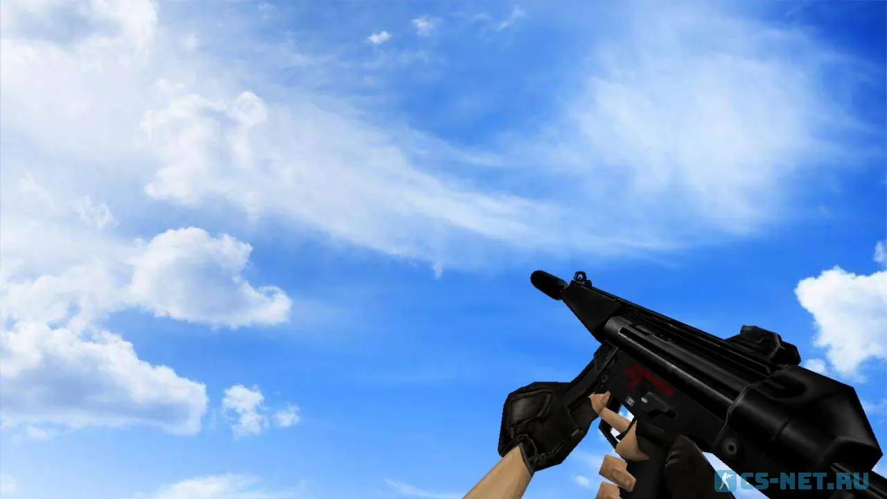 Модель «MP5 с глушителем» для CS 1.6 (скрин 2)