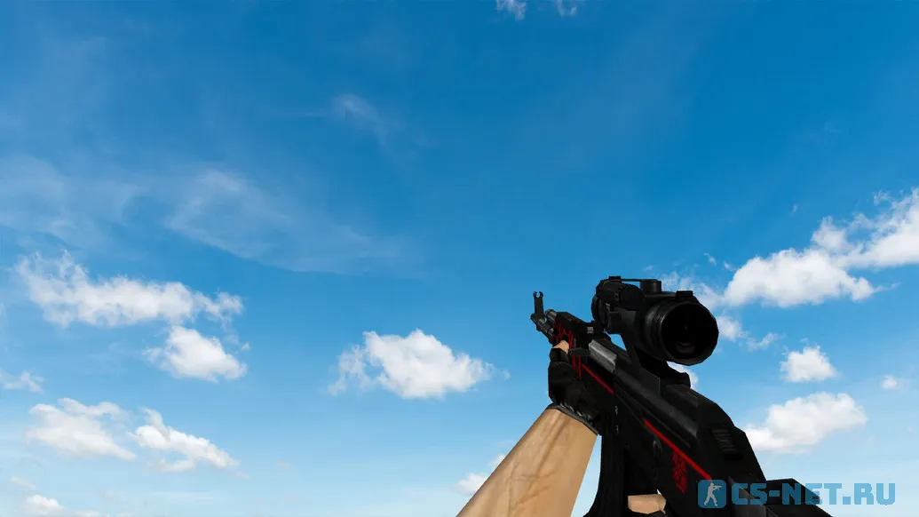 Модель «AK74 | Красная линия» для CS 1.6