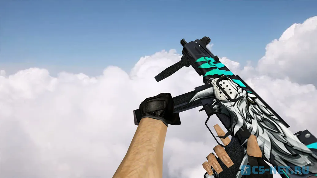 Модель «Default UMP-45 | Первобытный саблезуб» для CS 1.6 (скрин 2)