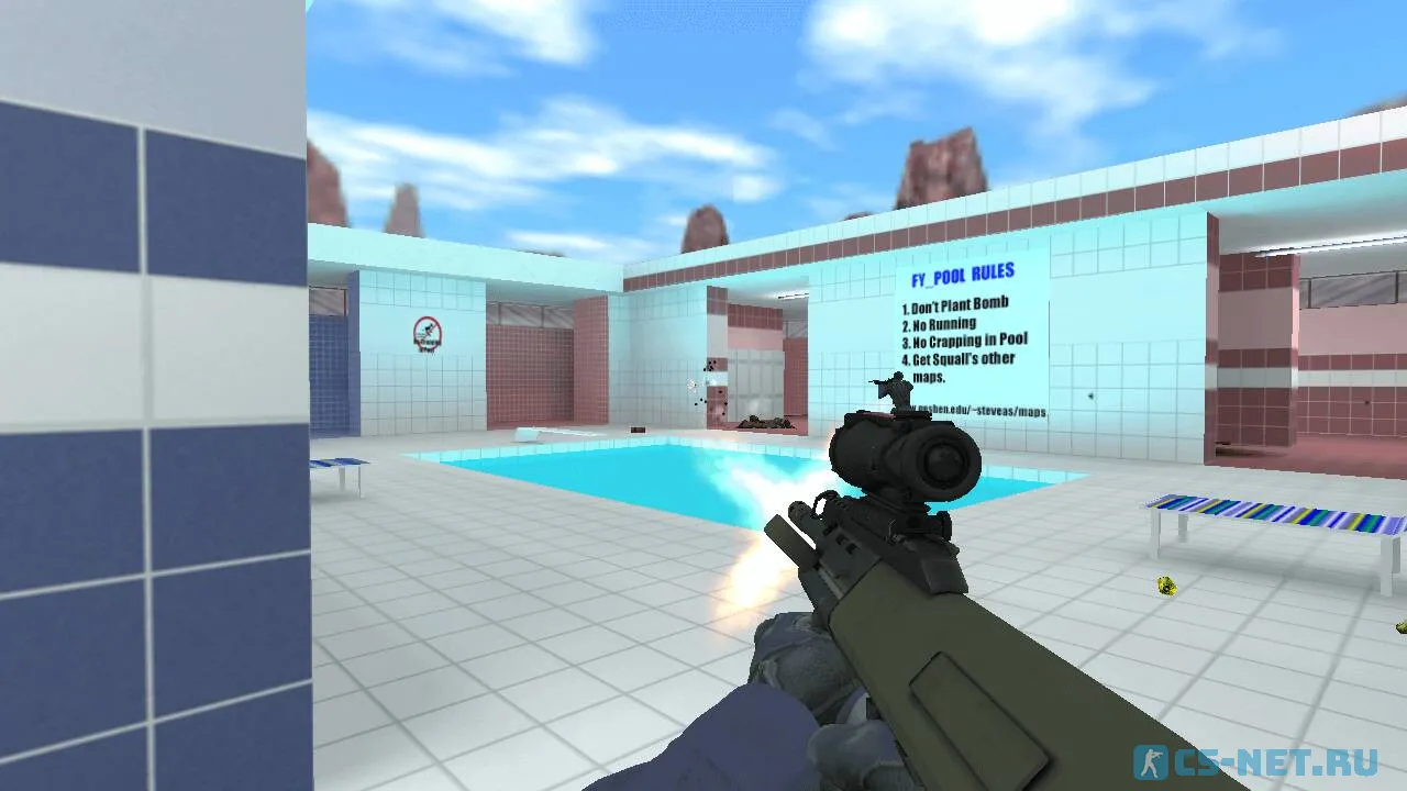 Модель «AUG из CS:GO» для CS 1.6 (скрин 3)