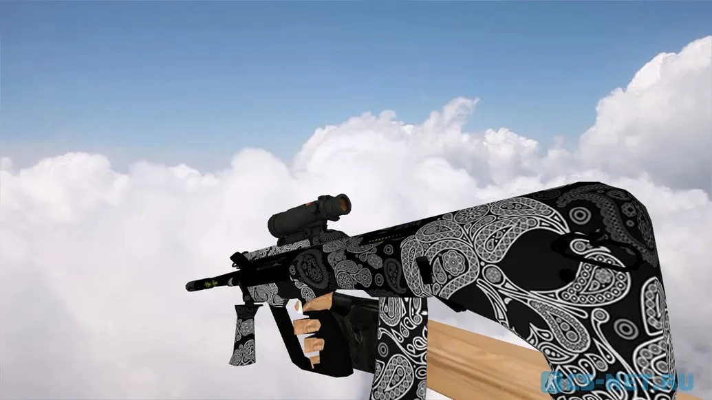 Модель «AUG Black Series» для CS 1.6