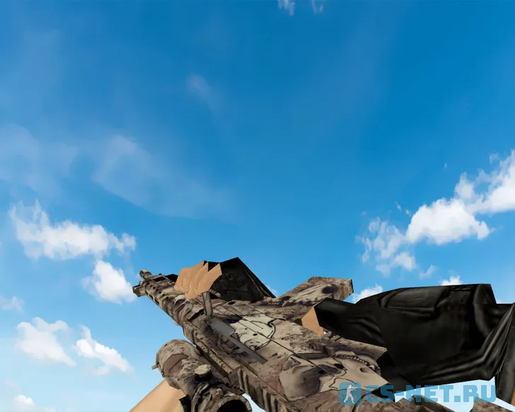 Модель «SG 553 | Белизна (Bleached)» для CS 1.6 (скрин 2)