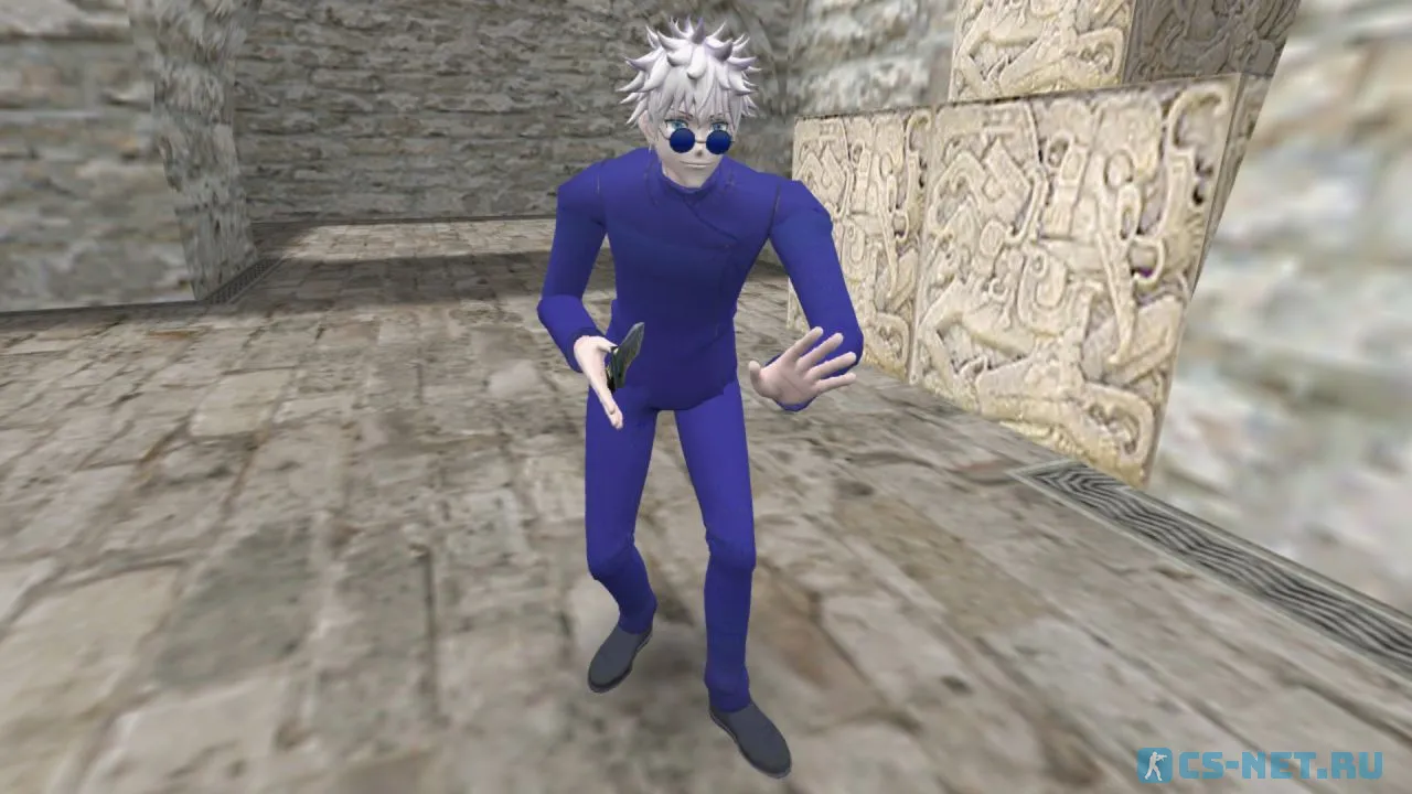 Модель персонажа «Satoru Gojou (Сатору Годзё)» из аниме "Магическая битва" для CS 1.6 (под CT)