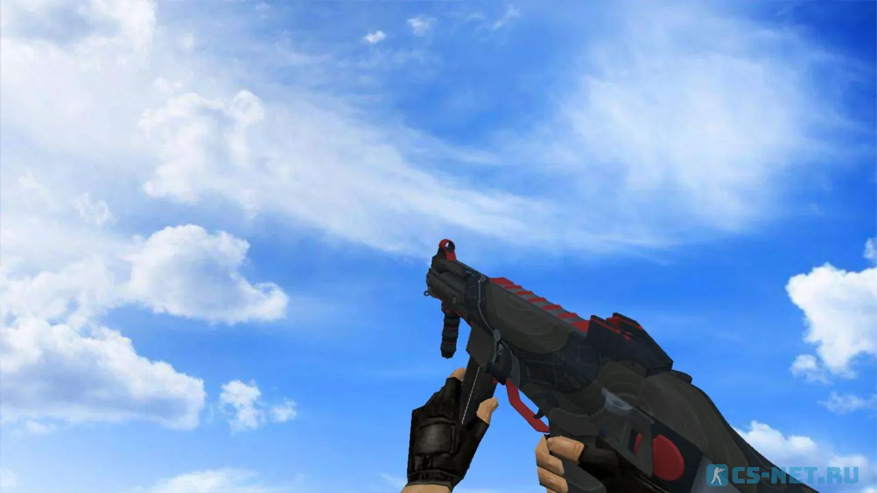 Модель «UMP-45 Брифинг (no anims)» для CS 1.6 (скрин 2)